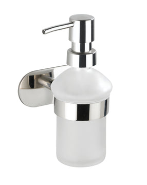 WENKO Orea Seifenspender, silber, Turbo-Loc®