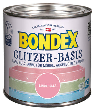 Bondex Glitzer-Basis, matte Innen-Wandfarbe (0,5 l)