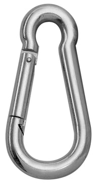 VORMANN Feuerwehrkarabinerhaken aus Stahl, verzinkt, 6 mm x 60 mm
