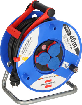 brennenstuhl Kabeltrommel Garant IP44 schwarz/blau 40 m H07RNF 3G1,5