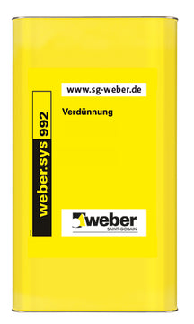 weber.sys 992 N Reiniger & Verdünnung, 1 l Kanister