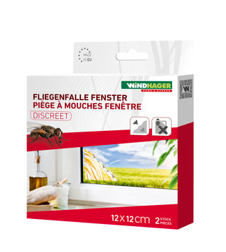 WINDHAGER Fenster-Fliegenfalle Diskret, 2er Set