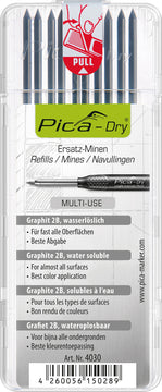 HaWe Graphitminenset Pica-Dry, Ersatzminen, 10-tlg.