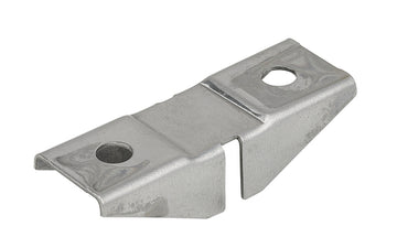 VORMANN Aufsteckhalter zweiseitig, Edelstahl rostfrei, 45x15 mm