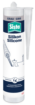 SISTA Sanitär-Silikon grau 280 ml