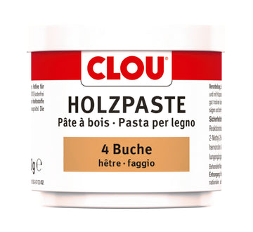 CLOU Holzpaste Nr. 4 Buche braun, Innen, 150 g