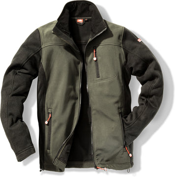 Bullstar WORXTAR Strick-Softshelljacke oliv/schwarz