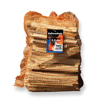 Hamann Anfeuerholz im Netz, Holzvolumen ca. 5,0 dm³ (ca. 9,5 rdm)