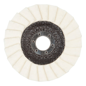 Wolfcraft WS-Schleifteller mit Filz, Ø115 mm lose