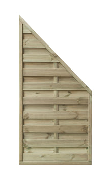 Stelmet Dichtzaun Stabil geschlossen aus Holz, KDI grün 90x180 cm