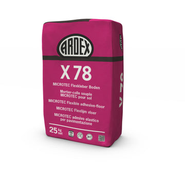 ARDEX X 78 MICROTEC Flexkleber grau, Zementkleber für Boden (25 kg)