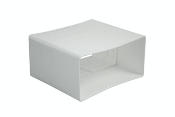 Marley Flachkanal-Verbinder weiß, Flachkanalsystem 100