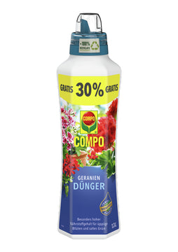 COMPO Geraniendünger EREG Flüssigdünger, 1,3 l