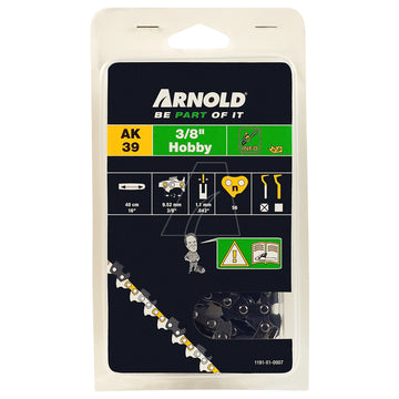 ARNOLD Sägekette K39, Treibgliedstärke 1,1 mm, Länge 400 mm
