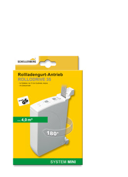 Schellenberg ROLLODRIVE 35 Gurtwickler elektrisch weiß, kompakt
