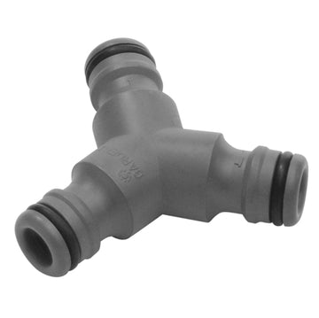 Gardena Y-Stück Verteiler für Anschluss-System, 19 mm (3/4")/13 mm (1/2")
