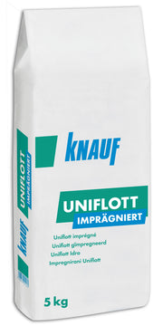 Knauf Uniflott imprägniert Gips-Spachtelmasse, Innen, 5 kg, wasserabweisend