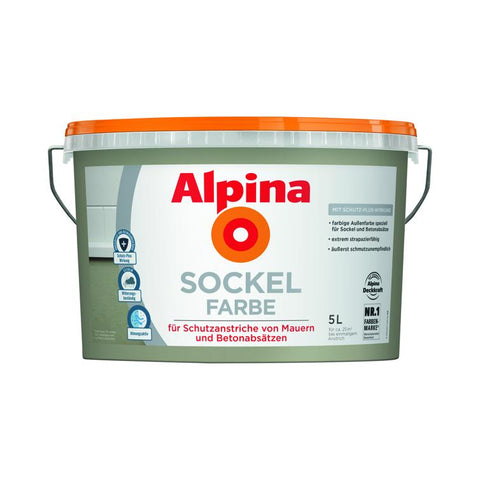 Alpina Sockelfarbe, 5 Liter - Grau