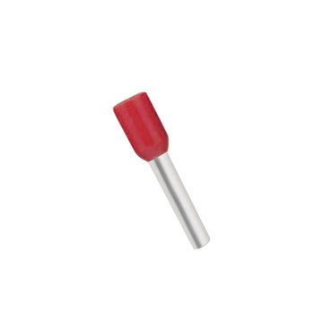 HEIDEMANN ISO-Aderendhülse rot, 1,0 mm², 100 Stück