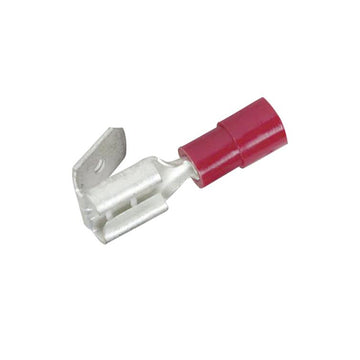 HEIDEMANN Flachsteckhülse mit Abzweig 0,5–1,5 mm², 25 Stück, rot