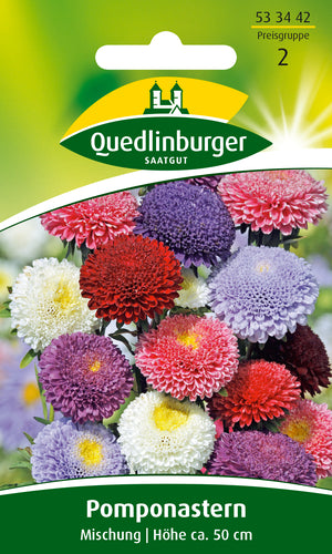 QUEDLINBURGER SAATGUT Pomponaster Mischung PG 2, Blumensamen