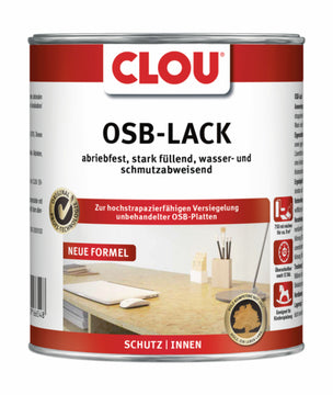Alpina OSB-Lack farblos, seidenglänzend als Versiegelung, 750 ml