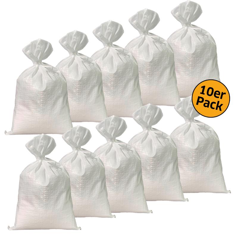 NOOR Reinhold Sandsäcke PP 20 kg in Schwarzbraun, 40 x 60 cm, 10er Pack