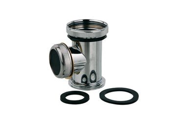 Schütte Ablauf-T-Stück 1 1/4" für Siphon chrom Anschlussstück