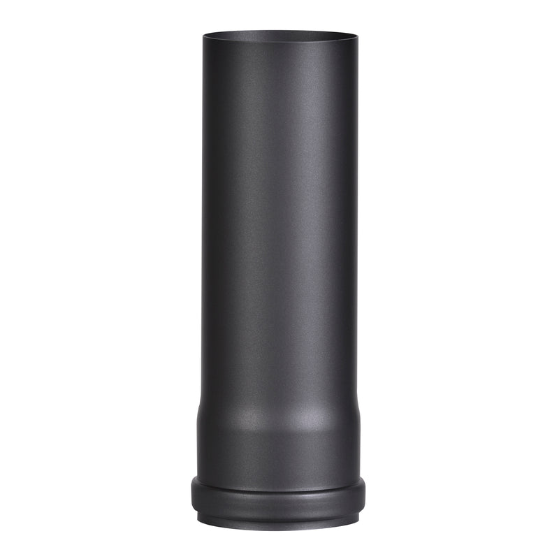 FIREFIX Pelletofenrohr Ø80 mm schwarz, mit Dichtung