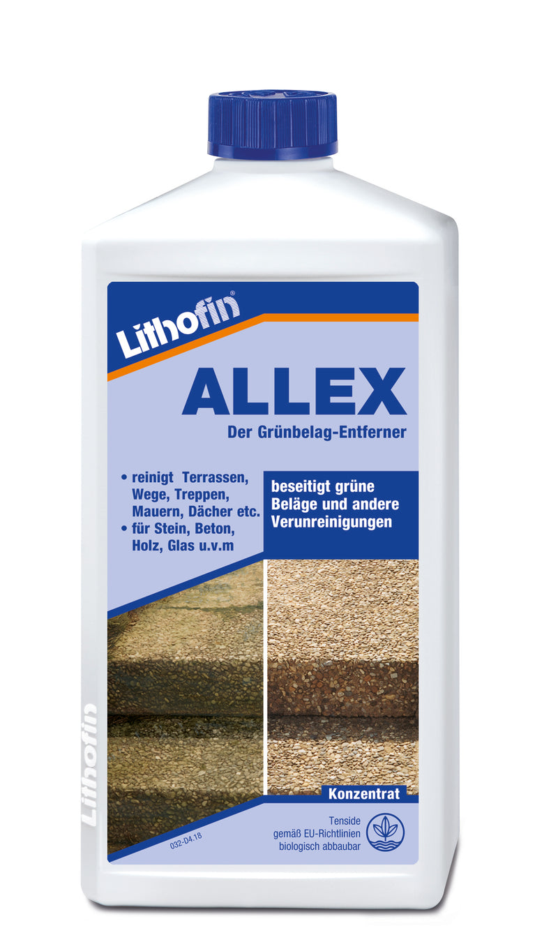 Lithofin ALLEX Grünbelagentferner Konzentrat, für außen