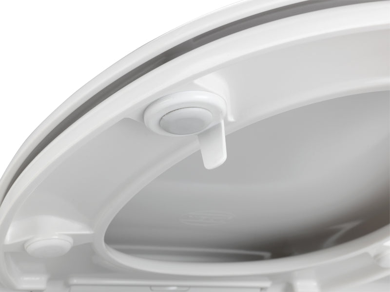 WENKO Rieti WC-Sitz in weißem Duroplast mit Easy-Close