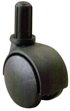 HSI Doppel-Möbelrolle KU schwarz, Außen-Ø 40 mm, Stift Ø8x25 mm