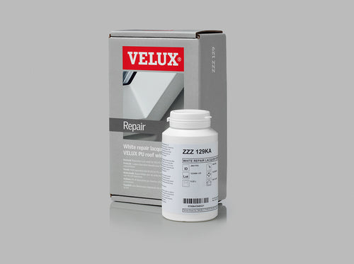 VELUX Reparatur-Lack weiß ZZZ 129KH für VELUX Kunststofffenster (0,22 l)