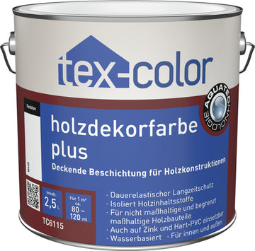 Tex-Color Holzdekorfarbe Premium PLUS weiß TC6115