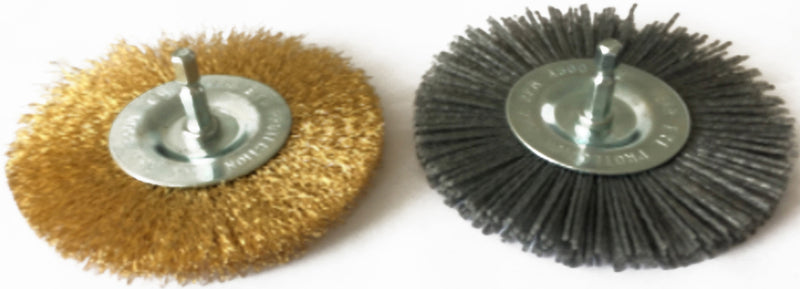 Güde Ersatzbürsten Metall/Nylon für Fugenreiniger GFR 401 (2-tlg.)
