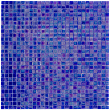 EURO STONE Mosaik GLAS 29,6 x 29,6 cm violett blue (Mini)