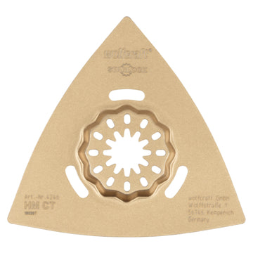 Wolfcraft Delta-Schleifplatte HM SL, 80 mm Länge
