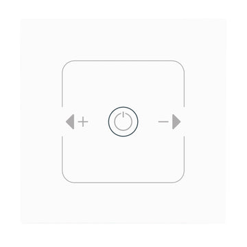 UNITEC Touch WiFi Dimmer Smart Home, weiß (Glas) für Innen