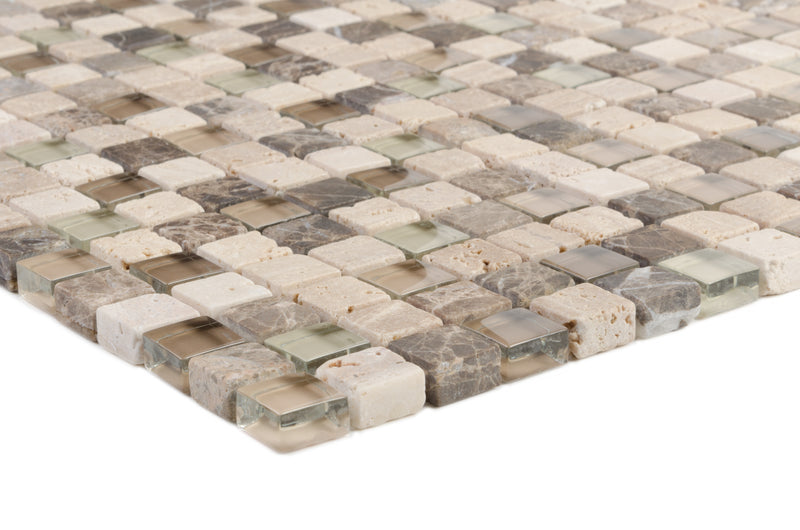 EUROSTONE MO 30x30 Eust Kombi COMBI, Castanho, 5 Stück