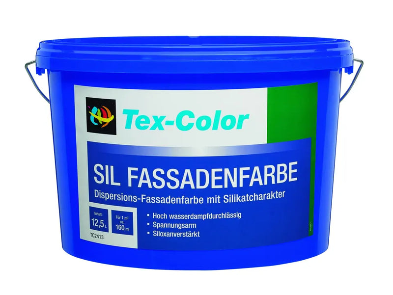 Tex-Color Fassadenfarbe Sil Base 3 Farbe, 12,5 l, TC2413