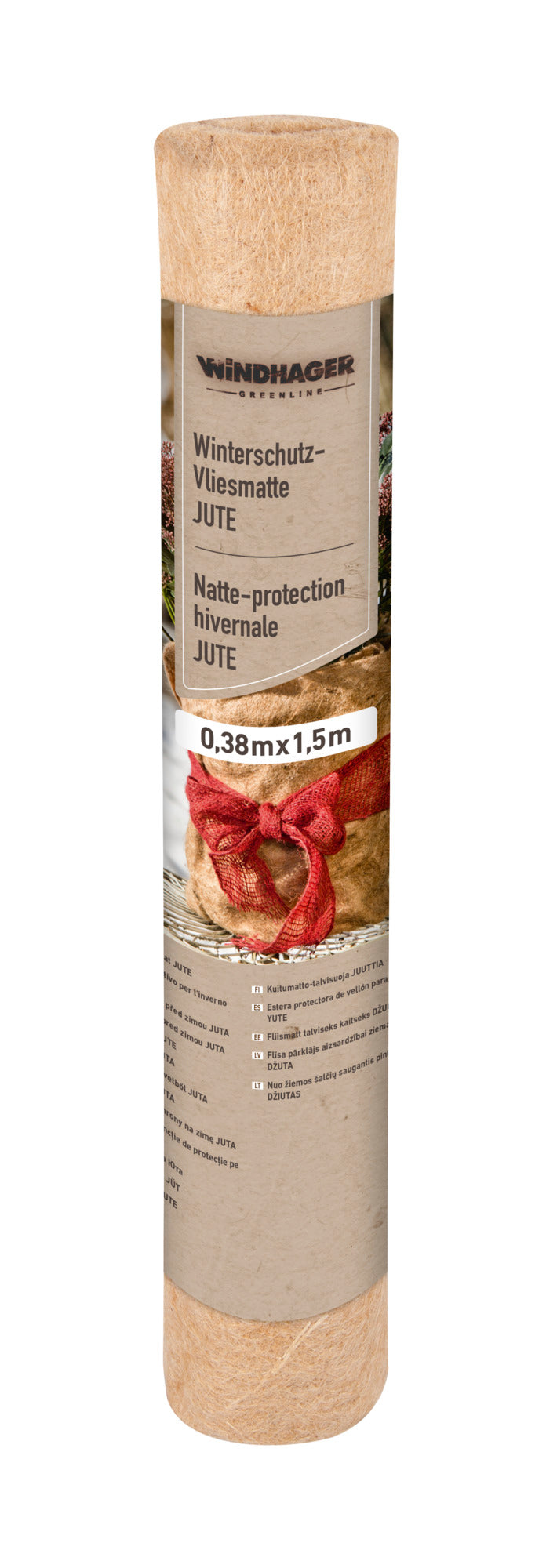 Windhager Winterschutz-Vliesmatte Natur aus Jute, 38 x 150 cm