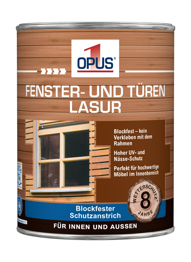 OPUS1 Fenster Türen Lasur wasserverdünnbar