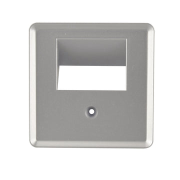 UNITEC LE MANS Serie 603 UAE-Abdeckung silber, Netzwerkdose