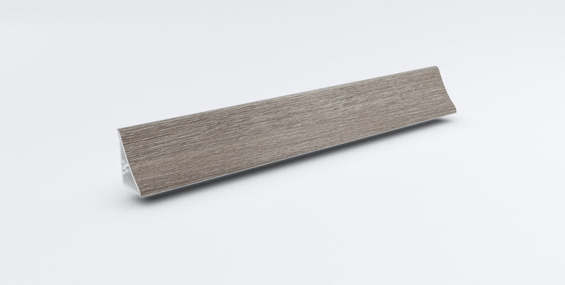 Getalit Plus Wandanschlussprofil A1C in Schwarz, 590x20 mm