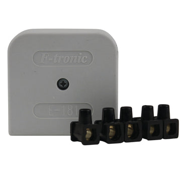 UNITEC Abzweigkasten AP IP30 grau, 55 x 55 x 25 mm