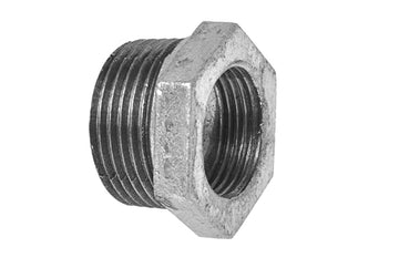 Schütte TG Reduzierstück verzinkt 1" AG x 1/2" IG, Temperguss