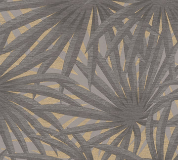 A.S. Creation Metropolitan Stories II Vliestapete Palme grau/metallic grau-gold