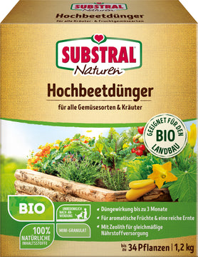 Substral Naturen Hochbeet-Dünger 1,2 kg organisch-mineralisch, Granulat