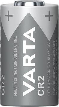 VARTA CR2 3V Lithium Batterie im Blister, 2 Stück (Ø 15,6 mm, 27 mm)