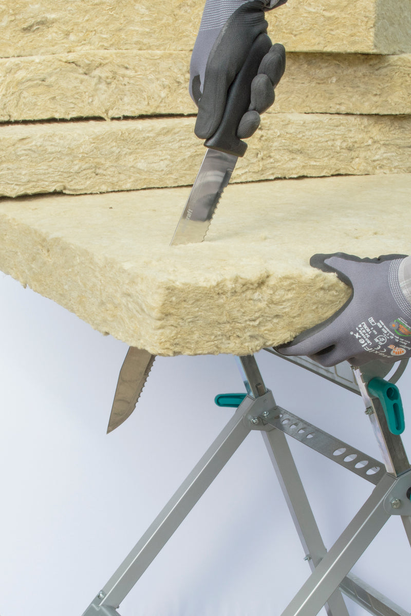Wolfcraft Dämmstoffmesser mit 305 mm Klingenlänge, Edelstahl